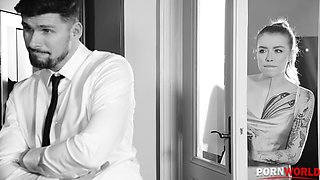 Horny Rich Bitch Eden Ivy DP’d by Her Stud Body Guards GP2294