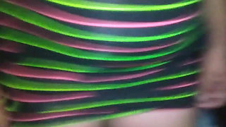 My Girlfriend in a Bikini and Skirt I Put My Finger in Her Pussy When Everyone Goes Out