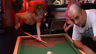 Dolores Dirty - The Bravest Of The Three Girlfriends In The Billiard Salon Gets A Blowjob From The Boss Dj
