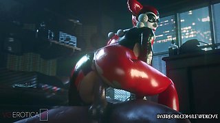 Cartoon 3D horny porn video
