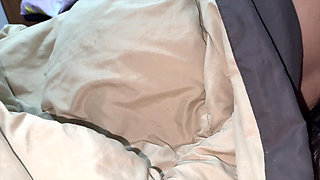 She Shares a Bed with Her Beautiful Big Ass Mother-in-law in Lingerie