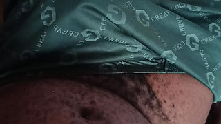 Amateur Newbie Playing with My Hairy Black Dick