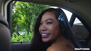 Vina Sky's Wild Outdoor Anal Play with Asian Heat