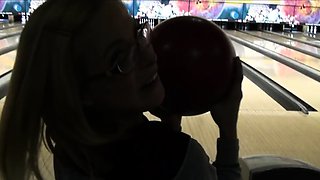 Super Sweet Blonde with Glasses Eager for monster Cock -