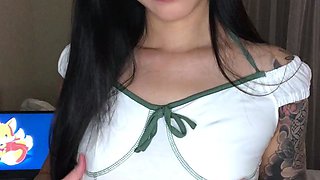 Amateur Asian Chicks Squat To Show Their Panties Off