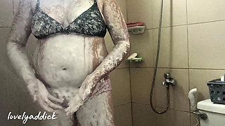 Bubble bath just for fun.