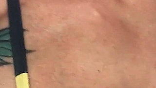 The Delivery Girl Can't Resist and Massages My Abs????