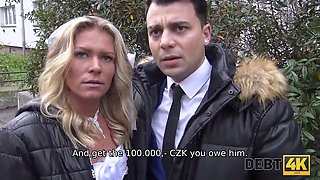 Debt4k. wifey used to spend a lot of cash so why bangs for money