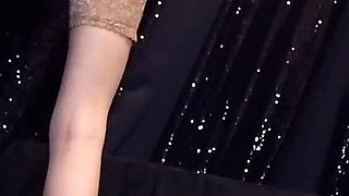 Asmr Hold Ups 8 Denier, Lace Trim, Nude Color Ita.mp4
