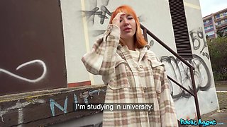 Lilly Mays Reveals All in a Redhead Public Heat