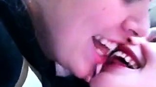 Girls Kissing Selfie Suck