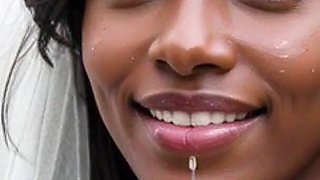 Ai Generated Hot Ebony Cumshot and Fucking Gigantic Massive Dick.