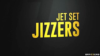 Jet Set Jizzers With Lasirena69, Hazel Grace, Lucky Fate - Brazzers