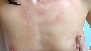 Unexpected Sex in the Shower and the Cutie Took Cum on Her Face