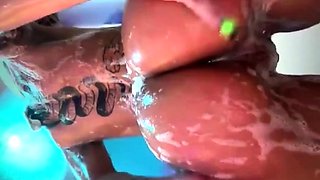 This amateur brunette loves ass fingering
