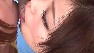 Two Japanese babes get their hairy cunts screwed by gym trainers with big dicks