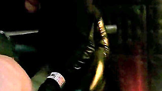 Stina Stone Femdom Handjob Tease Denial Facesitting by Mistress in Leather Gloves Part 2
