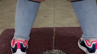 Peeing Compilation Wetting Carpet Naughty Mom Peeing Outside Bathroom