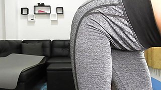 Sweaty Creamy Blue Brief/workout/dance