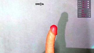 Skinny pierced amateur redhead rough fucking huge toys