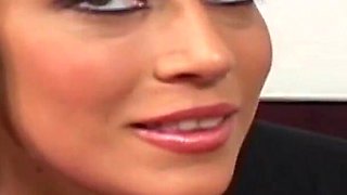 Big black cock titty fucking a tight big ass brunette