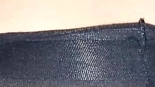 Black Pantyhose Couple Rub, Feet and Sex