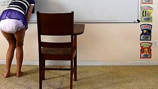Pookie: Writing Lines & Spanked