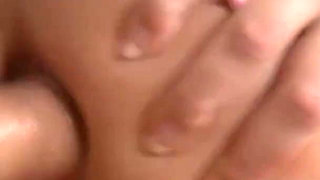 Wonderful teen gets her ass dildoed and creampied
