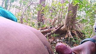 Indian Outdoor Desi Stepmom Fucking with Stepson Big Dick in Forest
