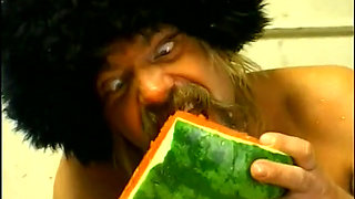 Two black girls with huge tits licked and fucked by two white and lucky guys