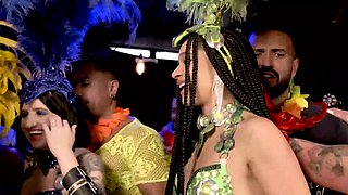 extreme brazilian samba DP fuck party orgy