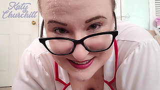Sweaty Nurse Performs Sweat Exposure Treatment