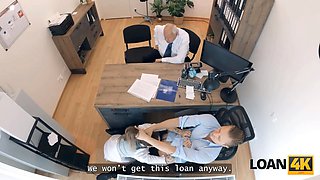 Loan4k. trampy mina k is playing grubby games with loan chief