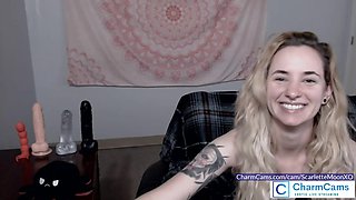 ScarletteMoonXO Bawdy exhibition at CharmCams