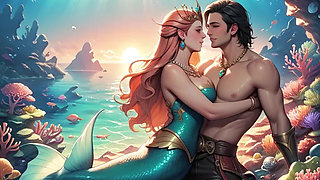 Alien Prince and the Mermaid Queen,Love Across Two Worlds fantasy