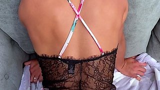 Big ass amateur blonde fucking POV in public