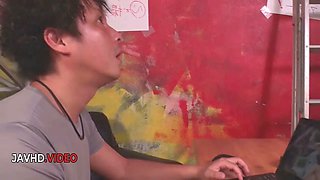 Amateur JAV Star Maria Sasaki Gives Kinky Passionate Blow Job Arousing Fantasy