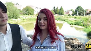 Captivating Stanley and Miss's natural tits porn