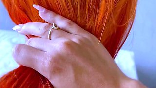 Public blowjob from an amateur brunette babe in POV video