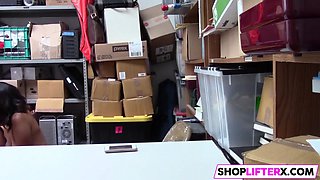 Shoplifter has to chew on his bone