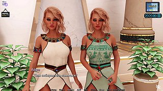 Animated e-girls in a cartoon movie featuring wild sex scenes
