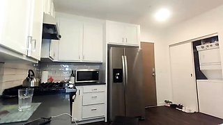 Beautiful teen brunette Jessica Sinn masturbates