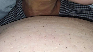 Step mom can't believe step son has 9 inch of dick for handjob