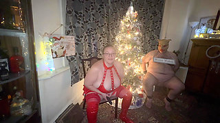 Mrs Kinkmas Christmas Story with Satana's Piggy.