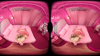 VR Conk Sexy Blonde Teen Ivy Wolfe Is Your Fuck Doll In Barbie An XXX Parody VR Porn