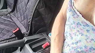 Public Agent: Feeling Horny, Had a Risky Little Play to Make Myself Squirt in the Car