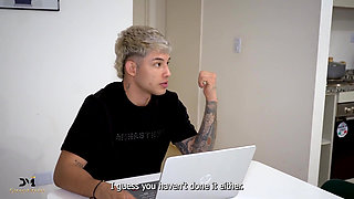 Inefficient Secretary Pays Her Colombian Boss with Her Pussy - Danner Mendez & Almendra Gala