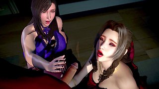 Tifa and Aerith provide an exclusive service