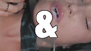 Step Mom and Step Son Watch Porn, Masturbate to Creampie Bliss in Share Bed Hotel Vacation
