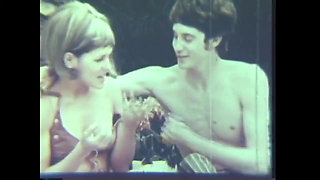 Hot vintage sex outdoor by the swimming pool!